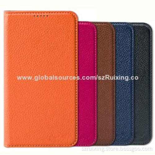 Genuine Leather Mobile Phone Cases for Samsung Galaxy S4/I95000, Elegant Style and Very Classics